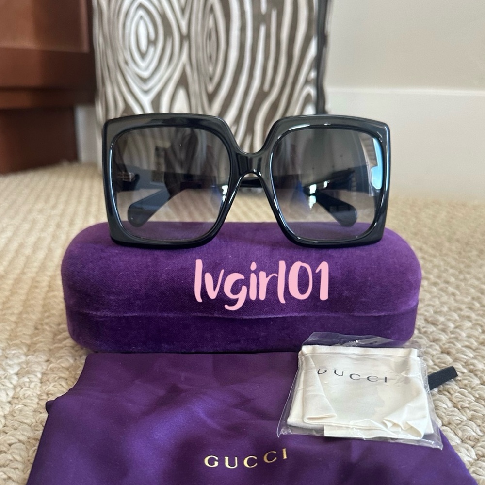 Authentic Gucci 59mm Gradient Square Sunglasses - image 1